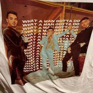 Official Jonas Brothers ‘What a Man Gotta Do’ merch, medium